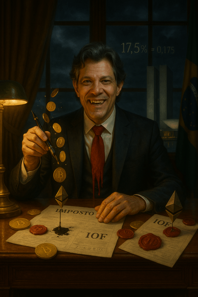 MP 1303 estabelece alíquota fixa de 17,5% sobre ganhos com criptoativos no Brasil Governo elimina isenção de R$ 35 mil mensais para lucros com criptomoedas Hugo Motta ameaça pautar PDL para derrubar aumento do IOF na Câmara Nova tributação inclui Bitcoin, Ethereum, stablecoins e tokens DeFi Apuração trimestral substitui recolhimento mensal para criptoativos Compensação de perdas limitada apenas entre operações com criptomoedas CSLL de fintechs cripto sobe de 9% para 15% equiparando-se aos bancos Exchanges brasileiras precisam adaptar sistemas para novo regime tributário Autocustódia e operações DeFi entram no escopo da nova tributação Investidores estrangeiros passam a ser tributados como residentes brasileiros Paraísos fiscais terão alíquota majorada de 25% sobre criptoativos Período de transição vai até 31 de dezembro de 2025 Regras integrais da MP entram em vigor a partir de janeiro de 2026 Governo busca arrecadar R$ 10 bilhões em 2025 com novas medidas Meta de R$ 20 bilhões em receita adicional para 2026 Dólar acumula queda de 10,4% em 2025 beneficiando mercado local PPI americano ficou abaixo do esperado em 0,1% contra 0,2% previsto Fed pode cortar juros duas vezes ainda em 2025 segundo mercado Bitcoin opera em US$ 107.315 com queda de 1,5% no contexto global USDT é a criptomoeda mais movimentada no Brasil segundo Receita Federal Brasil registrou US$ 90,3 bilhões em volume de ativos digitais Mercado cripto brasileiro pode se profissionalizar com nova regulamentação Padronização tributária pode atrair mais investidores institucionais Ambiente regulatório mais claro beneficia desenvolvimento do setor Eliminação de distorções competitivas entre diferentes classes de ativos Congresso Nacional tem até 120 dias para analisar a Medida Provisória Vinte projetos de decreto legislativo foram apresentados contra IOF Resistência parlamentar cresce em partidos como PP e União Brasil Colégio de Líderes da Câmara decidiu pautar urgência do PDL Ministro Haddad enfrenta maior pressão política de seu mandato Presidente Lula assinou decreto após reuniões com equipe econômica Mercado precifica 100% de chance de cortes de juros pelo Fed Commodities sobem impulsionadas por tensões no Oriente Médio Ibovespa opera em 137 mil pontos com volatilidade elevada Real tem melhor desempenho entre moedas latino-americanas em 2025 Petrobras sobe 3,33% com alta do petróleo por tensões geopolíticas Exchanges nacionais devem reportar operações mensalmente à Receita Declaração obrigatória para operações acima de R$ 30 mil mensais Contribuintes devem guardar documentação de todas as transações cripto Ganho líquido calculado pela diferença entre venda e custo de aquisição Despesas operacionais comprovadas podem ser deduzidas do imposto Código de receita 4600 usado para recolhimento via DARF Ficha Bens e Direitos deve incluir criptoativos acima de R$ 5 mil Cinco categorias de criptoativos definidas para declaração no IR Bitcoin código 01, altcoins código 02, stablecoins código 03 NFTs recebem código 10 na classificação da Receita Federal Outros tokens não listados usam código 99 na declaração Mineração e staking devem informar valor de aquisição zero Custódia própria exige informação do modelo de carteira digital ETFs de criptoativos tributados em 15% para operações normais Day trade com ETFs cripto tem alíquota de 20% sobre lucros Não há isenção para vendas de ETFs independente do valor Operações no exterior perdem isenção de R$ 35 mil mensais Alíquota única de 15% para criptoativos mantidos fora do Brasil Ganhos internacionais tributados diretamente na declaração anual Compensação anual permitida para operações no mesmo período Lei 14.754/2023 regulamentou tributação de ativos no exterior Instrução Normativa 2180/2024 detalha aplicação prática das regras Regime de autocustódia incluído pela primeira vez na legislação DeFi e operações descentralizadas entram no escopo tributário Lending e staking de criptomoedas passam a ser tributados Yield farming e liquidity mining incluídos na nova regulamentação Tokens RWA e ativos tokenizados seguem mesma tributação Plataformas DeFi brasileiras devem adequar compliance Smart contracts podem precisar de adaptações regulatórias Protocolo de reporting automático beneficia grandes exchanges Pequenas corretoras enfrentam maiores custos de adequação Educação fiscal dos usuários torna-se prioridade para exchanges Consultoria tributária especializada ganha importância no setor Contadores precisam se especializar em tributação cripto Software de compliance automático torna-se essencial Auditoria de transações cripto exige ferramentas específicas Blockchain analytics ganha relevância para compliance KYC aprimorado necessário para novo regime tributário AML procedures devem incluir análise de tributação Custos operacionais das exchanges tendem a aumentar Margem de lucro das plataformas pode ser comprimida Consolidação do mercado cripto brasileiro é esperada Players menores podem sair do mercado por custos Exchanges internacionais podem ganhar competitividade Arbitragem tributária entre jurisdições pode aumentar Inovação em produtos financeiros cripto é estimulada Tokenização de ativos reais ganha marco regulatório Fundos de criptomoedas precisam revisar estruturas Gestoras de ativos digitais enfrentam novo cenário Bancos tradicionais podem entrar mais no setor cripto Fintechs perdem vantagem tributária da CSLL reduzida Insurtech cripto precisa adaptar produtos para novo regime Regtech focado em cripto tem oportunidade de crescimento API de compliance automático torna-se produto estratégico Blockchain de compliance pode emergir como solução Stablecoins brasileiras podem ganhar relevância regulatória CBDC do Banco Central não é afetada pela nova tributação Drex mantém tratamento diferenciado como moeda digital oficial Pagamentos com cripto podem ter tratamento específico Remessas internacionais com cripto precisam de clareza regulatória Gaming tokens e NFTs de jogos entram no escopo tributário Metaverse assets seguem nova regulamentação de criptoativos Web3 startups precisam considerar impacto tributário DAOs brasileiras enfrentam desafios de compliance Venture capital cripto deve adaptar estruturas de investimento ICOs e STOs brasileiras precisam de adequação tributária Launchpads nacionais devem revisar modelos de negócio Liquidity pools brasileiras precisam de compliance aprimorado Yield protocols devem implementar reporting automático Cross-border transactions ganham complexidade tributária Atomic swaps podem precisar de tratamento específico Lightning Network transactions entram no escopo da MP Layer 2 solutions brasileiras precisam de adequação legal Sidechains nacionais devem considerar implicações tributárias Privacy coins podem enfrentar maior escrutínio regulatório Mixers e tumblers brasileiros podem ser questionados Cold storage services precisam de compliance robusto