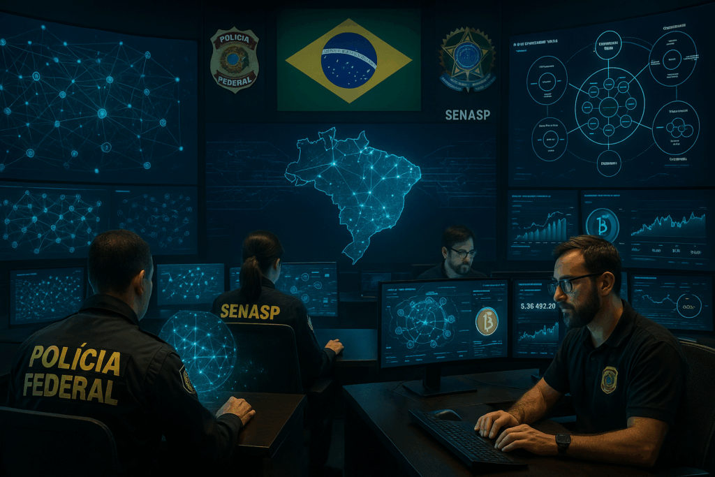 edital 90019 2025 SENASP software análise criptoativos governo Lula lança pregão milionário criptoativos Brasil secretaria nacional segurança pública blockchain analytics ministério justiça segurança pública edital criptomoedas licitação 49 milhões software rastreamento bitcoin polícia federal licenças análise transações blockchain software localização rastreamento criptoativos governo sistema registro preços blockchain intelligence Brasil combate crime cibernético criptomoedas investigação policial UASG 200331 edital pregão eletrônico criptoativos valor unitário 974 mil reais licença software 51 licenças máximo 102 blockchain analytics vigência 36 meses software investigação digital órgãos estaduais participantes edital criptomoedas bitcoin ethereum solana tron análise blockchain binance smart chain polygon avalanche rastreamento litecoin dash dogecoin investigação criminal compatibilidade múltiplas blockchains software governo monitoramento transações suspeitas criptomoedas Brasil rastreamento atividades lavagem dinheiro bitcoin financiamento terrorismo investigação blockchain fortalecimento inteligência segurança pública descapitalização organizações criminosas criptoativos acesso via nuvem interface tablets desktops pesquisa tempo real transações blockchain capacidade análise múltiplas blockchains simultaneamente detecção automática técnicas ofuscamento peel chain geração gráficos cronológicos relatórios exportáveis autenticação dois fatores 2FA segurança SENASP MJSP 2 licenças gerenciamento polícia federal 15 licenças investigação órgãos estaduais 34 licenças distribuídas estados participantes AL AM DF GO MG MT PB PI PR RN RR RS SC SE TO participação treinamento hands on português blockchain vídeos educativos tecnologia blockchain governo suporte técnico especializado 36 meses atualizações tecnológicas contínuas software entrega 30 dias ordem fornecimento pagamento mensal durante 36 meses garantia 3% valor total contrato suporte disponível 24/7 web email telefone maior eficiência identificação crimes financeiros rastreamento preciso recursos ilícitos digitais cooperação aprimorada órgãos segurança recuperação ativos digitais apreendidos economia escala sistema registro preços padronização ferramentas órgãos federais estaduais capacitação servidores públicos tecnologias emergentes fortalecimento combate crime organizado modernização segurança pública brasileira marco investimento blockchain analytics Brasil software análise criptoativos segurança pública blockchain intelligence law enforcement Brasil chainalysis elliptic TRM labs brasil crystal intelligence merkle science brasil crime cibernético brasil segundo colocado ataques ransomware criptomoedas brasil lavagem dinheiro bitcoin investigação financiamento terrorismo blockchain rastreamento núcleo operações criptoativos NOC SENASP laboratório tecnologia lavagem dinheiro divisão investigação criminal criptomoedas departamento combate corrupção lavagem dinheiro centro prevenção incidentes cibernéticos governo operação blockchain polícia civil brasil extorsão criptomoedas investigação policial roubo bitcoin ethereum investigação sequestro dados ransomware brasil crimes financeiros criptomoedas brasil delegacia especializada crime cibernético ministério público federal blockchain cooperação internacional investigação criptomoedas apreensão criptoativos autorização judicial bloqueio ativos digitais investigação rastreamento carteiras suspeitas bitcoin análise fluxos ilícitos blockchain identificação lavagem dinheiro criptomoedas compliance criptoativos regulamentação brasil know your customer KYC blockchain anti money laundering AML criptomoedas transação monitoring monitoramento blockchain risk assessment avaliação risco criptoativos wallet screening triagem carteiras VASP screening provedores serviços ativos virtuais sanctions screening sanções internacionais transaction analysis análise transações address clustering agrupamento endereços entity resolution resolução entidades behavioral analytics análise comportamental machine learning blockchain investigation artificial intelligence AI crime detection data visualization visualização dados blockchain forensic investigation investigação forense digital digital evidence evidência digital blockchain cyber threat intelligence inteligência ameaças financial crime compliance conformidade crimes financeiros regulatory reporting relatórios regulamentares audit trail trilha auditoria blockchain blockchain explorer explorador blockchain governo cryptocurrency investigation investigação criptomoedas digital asset recovery recuperação ativos digitais crypto compliance software software conformidade blockchain surveillance vigilância blockchain transaction tracing rastreamento transações fund flow analysis análise fluxo fundos risk scoring pontuação risco criptoativos enhanced due diligence diligência aprimorada suspicious activity reporting relatório atividade suspeita