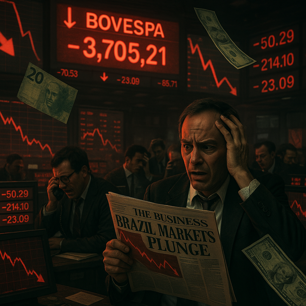 Tarifa de 50% de Trump contra Brasil abala mercados Ibovespa despenca após anúncio de Trump sobre tarifas Dólar dispara para R$ 5,58 com tensão comercial Mercado brasileiro em pânico com guerra comercial Trump escala confronto com Brasil por questões políticas Lula mantém postura desafiadora contra Estados Unidos Exportadores brasileiros suspendem vendas para EUA Embraer perde 4% após tarifaço de Trump Vale e Petrobras despencam com aversão ao risco Juros futuros explodem após tarifa americana Real brasileiro em queda livre contra dólar AEB alerta que tarifa ultrapassa todos os limites José Augusto Castro critica medida protecionista Brasil pode perder competitividade no mercado americano Trump defende Bolsonaro e critica julgamento STF acusado de censurar plataformas americanas Meta não cumprirá mais decisões do STF Zuckerberg critica tribunais secretos latino-americanos X e Rumble processam Alexandre de Moraes Trump quer proteção para empresas de tecnologia Brasil apoiando BRICS preocupa Washington Lula lidera planos de desdolarização mundial Irã e Rússia como aliados controversos do Brasil Putin recebe Lula em Moscou durante guerra Brasil condena ataques americanos ao Irã Navios de guerra iranianos atracam no Rio Política externa brasileira irrita Estados Unidos China e Brasil fortalecem parceria comercial Novo Banco de Desenvolvimento dos BRICS cresce Sistema de pagamentos alternativos ao dólar Guerra comercial ameaça economia brasileira Commodities brasileiras sob pressão tarifária Agronegócio teme impacto nas exportações Manufaturas brasileiras inviáveis nos EUA Siderurgia nacional prejudicada por tarifas Setor automotivo brasileiro em alerta Produtos químicos enfrentam barreiras comerciais Empresas multinacionais reconsideram investimentos Risco Brasil dispara com tensão diplomática Moody's pode rebaixar nota do Brasil Fitch alerta sobre deterioração econômica Standard & Poor revisa perspectiva brasileira Investidores estrangeiros fogem do país Fundos internacionais vendem ativos brasileiros Private equity reduz exposição ao Brasil Bancos centrais diminuem reservas em reais Inflação brasileira pode acelerar novamente Banco Central mantém Selic em 15% Copom preocupado com pressão inflacionária Fernando Haddad minimiza impacto das tarifas Geraldo Alckmin não vê razão para taxação Itamaraty convoca embaixador americano Brasil ameaça retaliar com reciprocidade comercial Lei de Reciprocidade Econômica será acionada OMC pode mediar disputa comercial Congresso brasileiro pressiona por mudanças Deputados criticam política externa de Lula Senadores questionam alinhamento com ditaduras Oposição pede impeachment de Lula Flávio Bolsonaro critica governo federal Eduardo Bolsonaro articula sanções contra Moraes Jair Bolsonaro ganha apoio internacional Casa Branca defende ex-presidente brasileiro Embaixada americana critica perseguição política Marco Rubio ameaça sanções contra Moraes Trump Media processa ministro do STF Truth Social denuncia censura brasileira Rumble recusa cumprir ordens judiciais Facebook encerra checagem de fatos Instagram muda políticas de moderação YouTube revê relação com autoridades brasileiras TikTok sob pressão regulatória Elon Musk apoia resistência à censura Starlink bloqueada por decisão judicial Inteligência artificial regulada pelo governo Liberdade de expressão em debate mundial Democracia digital ameaçada por autoritarismo Soberania nacional versus pressão externa Multilateralismo defendido por Lula Unilateralismo americano criticado globalmente Guerra fria comercial se intensifica Protecionismo americano volta com força Globalização em crise profunda Cadeias produtivas mundiais ameaçadas Supply chain global em reestruturação Nearshoring ganha força empresarial Reshoring beneficia indústria americana México e Canadá também tarifados China enfrenta taxas ainda maiores União Europeia prepara retaliação Japão busca acordos bilaterais Coreia do Sul negocia exceções Vietnã sofre com protecionismo Singapura mantém neutralidade comercial Austrália equilibra relações comerciais Nova Zelândia busca diversificação Chile aproveita oportunidades comerciais Argentina alinha-se com Estados Unidos Uruguai mantém pragmatismo econômico Paraguai busca novas parcerias Bolívia fortalece laços regionais Peru diversifica mercados exportadores Colômbia equilibra relações externas Venezuela isolada comercialmente Cuba mantém resistência histórica Lula perde popularidade interna Pesquisas mostram desaprovação crescente Classe média abandona governo petista Empresários criticam gestão econômica Sindicatos questionam políticas trabalhistas Movimentos sociais divididos sobre governo Igreja católica mantém distância crítica Evangélicos rejeitam agenda progressista