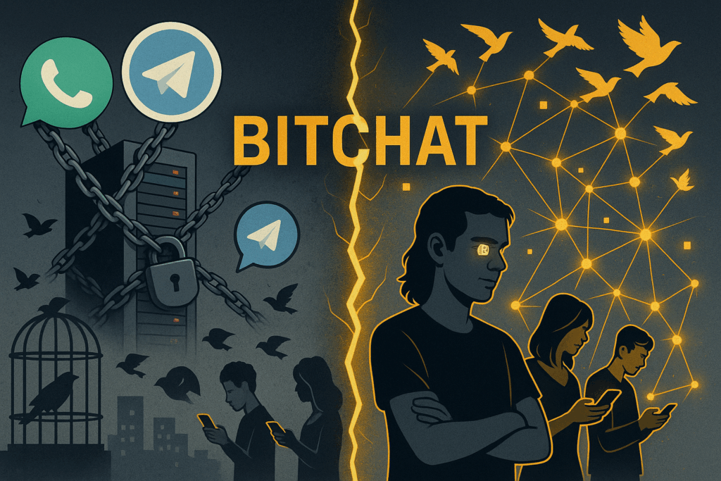 Jack Dorsey revoluciona mensagens com app que funciona sem internet Bitchat é o primeiro app de mensagens verdadeiramente descentralizado WhatsApp impossível de censurar acaba de ser lançado Comunicação por Bluetooth mesh networking chegou ao mainstream App de mensagens que elimina servidores centrais completamente Cada smartphone vira servidor na rede descentralizada do Bitchat Alcance de Bluetooth ampliado para 300 metros é revolução técnica Mensagens saltam entre dispositivos até chegar ao destinatário Zero necessidade de cadastro ou dados pessoais no Bitchat Criptografia militar protege conversas no novo app do Dorsey Resistente à censura governamental por design técnico Funciona durante protestos quando internet é bloqueada Comunicação de emergência sem depender de operadoras Rede mesh se auto-organiza automaticamente entre usuários Store-and-forward entrega mensagens para usuários offline Fragmentação em 500 bytes otimiza transmissão via Bluetooth Mensagens efêmeras existem apenas na memória do dispositivo Nenhum dado fica armazenado em servidores centrais Filosofia Bitcoin aplicada à comunicação instantânea Peer-to-peer messaging elimina intermediários de BigTechs Dorsey aplica descentralização radical às mensagens Revolução silenciosa contra monopolização da comunicação App que prova comunicação livre é tecnicamente possível Beta disponível no TestFlight atingiu limite de usuários GitHub open-source convida comunidade a contribuir Whitepaper técnico detalha arquitetura revolucionária IRC moderno com criptografia de ponta a ponta Bluetooth Low Energy vira base de rede social Clusters automáticos conectam dispositivos próximos Bridge nodes expandem alcance da rede mesh WiFi Direct será adicionado para maior velocidade Otimização de bateria baseada em feedback da comunidade Android em desenvolvimento após sucesso no iOS Auditoria de segurança será feita pela comunidade Teste beta limitado a 10 mil usuários pioneiros Projeto de fim de semana vira revolução tecnológica Dorsey gasta final de semana criando futuro da comunicação Block CEO demonstra viabilidade técnica da descentralização Ex-Twitter founder ataca problema da censura digital Bluesky e Bitchat mostram visão consistente de Dorsey Web5 ganha ferramenta prática de comunicação Signal encontra concorrente verdadeiramente descentralizado Telegram perde em quesito resistência à censura WhatsApp fica obsoleto em cenários de emergência Meta não consegue competir com app sem servidores Curve25519 e AES-GCM protegem conversas no Bitchat Mensagens dummy confundem análise de tráfego Delays aleatórios impedem correlação temporal Identidades efêmeras geradas a cada sessão Sem números de telefone ou emails necessários Grupos protegidos por senha usando hashtags Canais públicos tipo IRC com privacidade moderna Favoritos mantêm cache indefinidamente Cache temporário de 12 horas para mensagens Alcance de 30 metros por salto na rede 300 metros de alcance total via multi-hop Eventos crypto ganham ferramenta de networking Meetups Bitcoin funcionam sem WiFi congestionado Conferências DeFi têm comunicação independente Operações críticas ganham canal de backup Discussões estratégicas ficam verdadeiramente privadas Vigilância corporativa se torna tecnicamente impossível Vazamentos de dados deixam de ser risco Equipes remotas ganham canal ultra-seguro Desastres naturais não interrompem comunicação Protestos democráticos ficam incensurá veis Regimes autoritários perdem controle sobre mensagens Redes sobrecarregadas não afetam comunicação Shopping centers viram redes mesh gigantes Festivais de música ganham chat local Aviões permitem comunicação entre passageiros Zonas rurais conectam dispositivos próximos Fintech brasileira ganha ferramenta alinhada Ecossistema crypto encontra comunicação compatível Filosofia Bitcoin materializada em mensagens Descentralização sai da teoria para prática Intermediários financeiros e de comunicação eliminados Controle total volta para mãos dos usuários Resistência à censura vira padrão técnico Privacidade por design em vez de marketing Open source garante transparência total Comunidade desenvolvedora pode auditar código Protocolo agnóstico permite implementações diversas Padrão pode inspirar outros apps descentralizados Curva de aprendizado existe para usuários tradicionais Densidade populacional afeta performance inicial Consumo de bateria ainda sendo otimizado Efeito de rede necessário para máxima utilidade Competição com apps estabelecidos é desafio Adoção em massa requer evangelização técnica Educação de usuários sobre benefícios é crucial Early adopters precisam formar massa crítica Desenvolvedor único prova que inovação é possível Weekend project demonstra poder de execução focada Timing perfeito com crescimento da censura digital Preocupações com privacidade atingem mainstream Tecnologias descentralizadas ganham aceitação Instabilidade política aumenta demanda por ferramentas Criptomoedas pavimentam caminho para adoção Infraestrutura tradicional mostra fragilidades BigTechs enfrentam questionamentos sobre monopólio Regulamentação estimula busca por alternativas Comunicação se torna direito fundamental inalienável Liberdade digital não pode depender de permissões Tecnologia prova que alternativas são viáveis Inovação bottom-up supera soluções corporativas Descentralização deixa de ser utopia Revolução acontece uma mensagem de cada vez