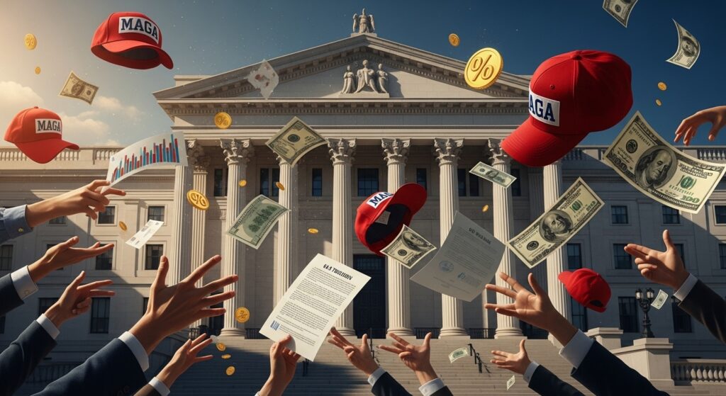 Congresso americano aprova pacote fiscal de Trump de 4,5 trilhões de dólares One Big Beautiful Bill foi aprovado por 218 votos contra 214 na Câmara Pacote estende cortes de impostos do primeiro mandato de Trump até 2035 Eliminação de impostos sobre gorjetas para trabalhadores americanos Fim da tributação sobre horas extras em todo território americano Cortes significativos no programa Medicaid afetando 12 milhões de pessoas Aumento dos gastos com defesa militar e controle de fronteiras Eliminação dos incentivos fiscais para energia renovável e carros elétricos Dívida americana pode crescer 3,3 trilhões de dólares na próxima década Trump assina lei no Dia da Independência americana como prometido Projeto de quase 900 páginas aprovado após intensas negociações Senado aprovou medida por margem mínima com voto de desempate de JD Vance Democratas criticam transferência de riqueza dos pobres para os ricos Famílias de baixa renda perdem em média 1600 dólares com os cortes Famílias ricas ganham em média 12 mil dólares com benefícios fiscais Fim de programas sociais para financiar cortes de impostos empresariais Elon Musk critica pacote como abominação nojenta e repugnante Bilionário rompe publicamente com Trump após saída do governo Musk acusa Trump de estar nos arquivos de Jeffrey Epstein Tesla perde 152 bilhões de dólares em valor de mercado durante briga Elon Musk ameaça descomissionar programa Dragon da SpaceX Bilionário questiona criação de novo partido político americano Trump ameaça deportar Elon Musk dos Estados Unidos Presidente considera cancelar contratos governamentais com empresas de Musk DOGE pode investigar subsídios recebidos pelas empresas do bilionário Musk gastou 250 milhões de dólares para eleger Trump em 2024 Relacionamento entre Trump e Musk azeda após apenas cinco meses Bromance histórico termina em guerra pública nas redes sociais Musk apoia impeachment de Trump e sucessão por JD Vance Bilionário se arrepende de algumas postagens contra Trump Steve Bannon defende investigação de processo de imigração de Musk SpaceX é única empresa capaz de transportar carga da Estação Espacial Governo americano dependente da tecnologia espacial de Musk Tesla enfrenta boicote nos Estados Unidos e Europa Vendas da Tesla caem 49% na Europa nos primeiros meses do ano Ações da Tesla despencam 14% durante briga pública com Trump Patrimônio líquido de Musk perde 34 bilhões de dólares em um dia Musk considera voltar foco para suas empresas privadas Departamento de Eficiência Governamental encerra atividades sem Musk DOGE economizou 175 bilhões de dólares em gastos federais Meta original de cortar 1 trilhão de dólares não foi atingida Musk demitiu milhares de funcionários públicos federais Cortes em assistência internacional ameaçam milhões de vidas Fim da USAID coloca em risco programas humanitários globais Republicanos ficam divididos sobre conflito Trump versus Musk Democratas observam briga com diversão e pipoca nas mãos Mercado financeiro reage negativamente à instabilidade política Dólar pode se fortalecer com redução de gastos públicos americanos Bitcoin pode perder valor se inflação do dólar for controlada Criptomoedas sofrem com aversão ao risco durante crise política Trump acelera regulamentação favorável às criptomoedas americanas Presidente quer tornar EUA capital mundial dos ativos digitais David Sacks nomeado czar de inteligência artificial e criptomoedas Stablecoins podem ganhar marco regulatório específico nos EUA Reserva nacional de Bitcoin pode ser criada pelo governo Trump Governo americano possui 20 bilhões de dólares em Bitcoin confiscados Trumpcoin atinge 10 bilhões de dólares em valor de mercado Melania Trump lança própria criptomoeda valorizada em 800% XRP dispara 15% com expectativas de regulação favorável Solana sobe 7,5% antes da posse presidencial de Trump USDC pode integrar reservas estratégicas americanas de criptomoedas Baile Cripto marca início das comemorações da posse presidencial Ingressos custam entre 2,5 mil e 1 milhão de dólares Setor de criptomoedas espera ordens executivas favoráveis SEC e CFTC devem colaborar em nova estrutura regulatória Fim de processos judiciais contra exchanges de criptomoedas Binance e Ripple podem se beneficiar de nova política governamental Mining de Bitcoin pode ser incentivado em território americano CBDC rejeitada explicitamente pelo governo Trump PayPal cofundador assume cargo estratégico no governo Blockchain Association otimista com nova liderança governamental Clareza regulatória pode atrair investimentos institucionais massivos BlackRock já lançou ETFs de Bitcoin e Ethereum no mercado BNY trabalha para expandir custódia de ativos digitais Cantor Fitzgerald planeja financiamentos baseados em Bitcoin Correlação entre Bitcoin e Nasdaq cai para menores níveis Ether mantém correlação alta de 66% com índices americanos Mercado cripto pode atingir pico no segundo semestre de 2025 Investidores esperam continuidade do bull run das criptomoedas Guerra comercial com China pode afetar cadeias produtivas de Musk Tarifas de Trump impactam componentes da Tesla fabricados na China Inflação pode subir com tarifas comerciais protecionistas Economistas preveem possível recessão com políticas comerciais agressivas Europa rejeita políticas de extrema direita apoiadas por Musk AfD alemã perde apoio após associação com bilionário americano Alemanha e França reduzem compras de veículos Tesla Chanceler alemão Friedrich Merz visita Trump durante crise com Musk Pentágono suspende medidas implementadas por Musk no governo Questionários semanais de produtividade são eliminados Decisões judiciais revertem várias iniciativas do DOGE Musk usava bonés duplos e levava filho para reuniões governamentais Saudação controversa no dia da posse gera polêmica internacional Episódios constrangedores mancham imagem pública do bilionário Investidores da Tesla questionam liderança errática de Musk Conselho da Tesla pode considerar substituição do CEO Status de culto protege Musk de demissão tradicional Comportamento escandaloso se torna insustentável para empresa Mito do gênio inovador pode se desfazer rapidamente Múltiplas empresas dividem atenção e tempo de Musk SpaceX mais avançada que própria NASA americana Dependência governamental de tecnologia privada preocupa especialistas Starlink pode ser descontinuado da Casa Branca Tesla vermelha pode ser removida de propriedades governamentais Contratos espaciais essenciais mantêm Musk relevante politicamente Futuro das missões espaciais depende de reconciliação política Wall Street observa atentamente desenrolar do conflito Próximas eleições de 2026 podem ser influenciadas pela briga Financiamento de candidatos republicanos por Musk em dúvida America PAC criado por Musk pode mudar estratégia política Sorteio de 1 milhão de dólares na Pensilvânia marca campanha passada