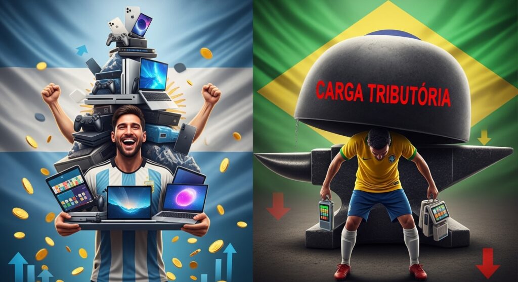 Javier Milei anuncia eliminação total de impostos sobre eletrônicos na Argentina em 2026 Argentina vai zerar imposto de importação de celulares em janeiro de 2026 Presidente argentino reduz tarifas de importação de iPhone e Samsung para atrair consumidores Milei corta impostos sobre videogames e consoles na Argentina em medida histórica Argentina se torna mais competitiva que Brasil em preços de eletrônicos importados iPhone 16 Pro Max custará R$ 11 mil na Argentina contra R$ 12 mil no Brasil Governo Milei elimina barreira protecionista e promete preços 30% menores em eletrônicos Argentina adota política de zero imposto para tecnologia enquanto Brasil mantém 60% Turismo de compras para Argentina aumenta com redução de impostos sobre eletrônicos Milei cumpre promessa de campanha e reduz carga tributária argentina em dois pontos do PIB Política econômica de Milei contrasta com protecionismo brasileiro em eletrônicos Argentina elimina impostos internos sobre celulares televisores e ar condicionado importados Consumidor argentino poderá comprar tecnologia pelos mesmos preços dos Estados Unidos Milei anuncia segunda fase de redução de impostos para janeiro de 2026 Argentina se posiciona como hub tecnológico competitivo na América do Sul Presidente libertário prova que redução de impostos estimula competitividade econômica Brasil perde competitividade para Argentina em preços de smartphones importados Milei elimina distorções do mercado argentino criadas pelos governos Kirchner Política fiscal de Milei atrai investimento estrangeiro no setor de tecnologia Argentina oferece oportunidade de arbitragem cambial para brasileiros Fintech brasileira analisa impacto da política econômica argentina no mercado regional Peso argentino valorizado beneficia turismo de compras para eletrônicos Milei demonstra que abertura econômica reduz preços para consumidor final Argentina abandona protecionismo e adota modelo econômico liberal em tecnologia Governo argentino facilita importação de produtos tecnológicos essenciais Milei supera expectativas com reforma tributária estrutural em primeiro ano Argentina pode se tornar destino preferido para compra de eletrônicos na América Latina Política de Milei gera pressão sobre governo brasileiro para reduzir impostos iPhone na Argentina ficará mais barato que no Brasil após eliminação de tarifas Setor de criptomoedas monitora abertura econômica argentina para novos investimentos Milei elimina 19 tributos argentinos em política de desburocratização fiscal Argentina implementa cronograma gradual para eliminação de impostos sobre tecnologia Consumidor brasileiro pode economizar comprando eletrônicos na Argentina Milei prova que vontade política pode transformar economia nacional rapidamente Argentina se alinha com mercados internacionais em política de importação Empresas de tecnologia reavaliam estratégia para mercado argentino após medidas de Milei Porto Iguaçu e Paso de los Libres podem virar centros de compras para brasileiros Milei quebra paradigma protecionista e moderniza economia argentina Argentina oferece preços competitivos em eletrônicos importados para toda região Política tributária de Milei atrai atenção de investidores internacionais Market maker brasileiro analisa oportunidades no mercado argentino liberalizado Milei demonstra liderança disruptiva ao eliminar barreiras comerciais artificiais Argentina pode superar Brasil como destino para investimento em tecnologia Impostos zero na Argentina criam nova dinâmica comercial na fronteira Milei cumpre agenda liberal com eliminação progressiva de tarifas de importação Argentina se torna laboratório de políticas econômicas liberais na América Latina Setor financeiro argentino se beneficia com maior competitividade tecnológica Milei elimina incentivos artificiais da Terra do Fogo em prol da livre concorrência Brasil precisa repensar política de impostos sobre tecnologia após medidas argentinas Consumidor argentino terá acesso a maior variedade de produtos tecnológicos importados Milei prioriza redução de custos para consumidor sobre proteção de indústria nacional Argentina atrai empresas de tecnologia com ambiente tributário mais favorável Política econômica de Milei gera oportunidades para fintechs e criptomoedas Impostos reduzidos na Argentina podem estimular mercado negro no Brasil Milei transforma Argentina em país mais atrativo para investimento tecnológico Argentina elimina barreiras que prejudicavam acesso à tecnologia de ponta Presidente argentino prova que Estado deve facilitar e não atrapalhar economia Milei reduz distorções de mercado criadas por décadas de protecionismo Argentina pode se tornar hub de distribuição de eletrônicos para América do Sul Política tributária argentina gera pressão competitiva sobre indústria brasileira Milei elimina impostos que tornavam Argentina um dos países mais caros em tecnologia Abertura econômica argentina atrai atenção de investidores em ativos digitais Argentina oferece lições de reforma estrutural para outros países latino-americanos Milei demonstra que redução de impostos não compromete arrecadação fiscal Brasil mantém protecionismo enquanto Argentina abraça livre mercado em tecnologia Consumidor de fronteira pode aproveitar diferença de preços entre países Milei implementa reforma tributária mais ambiciosa da história argentina recente Argentina se posiciona estrategicamente no mercado global de tecnologia Política de Milei pode influenciar outros presidentes a reduzirem impostos Argentina elimina incentivos distorcivos e promove competição justa no mercado Milei prova que coragem política pode gerar transformação econômica real Brasil perde vantagem competitiva para Argentina em atração de investimentos Argentina se torna destino preferencial para empresas de tecnologia internacional Milei quebra ciclo de dependência da indústria argentina de subsídios estatais Política tributária argentina demonstra benefícios da desregulamentação econômica Argentina pode liderar transformação digital na América Latina Milei elimina barreiras que impediam argentinos de acessar tecnologia moderna Brasil enfrenta pressão para modernizar política de impostos sobre importação Argentina adota modelo econômico que prioriza consumidor sobre lobby industrial Milei transforma Argentina em caso de sucesso de liberalização econômica Política argentina cria oportunidades para empresas brasileiras de câmbio Argentina elimina distorções que beneficiavam poucos em detrimento de muitos Milei demonstra que reforma estrutural é possível com liderança adequada Brasil pode perder investimentos para Argentina devido a política tributária Argentina se torna referência em eliminação de barreiras comerciais Milei prova que redução de impostos estimula crescimento econômico sustentável Política argentina atrai atenção de analistas econômicos internacionais Argentina pode superar expectativas de crescimento com abertura econômica Milei elimina legado protecionista de governos anteriores em tempo recorde Brasil enfrenta desafio de competir com Argentina em atração de tecnologia Argentina demonstra que mudança estrutural pode acontecer rapidamente Milei transforma Argentina em destino atrativo para startups tecnológicas Política tributária argentina beneficia consumidor e estimula competição Argentina pode se tornar porta de entrada para tecnologia na América do Sul Milei prova que eliminação de impostos gera benefícios para toda sociedade Brasil precisa avaliar impacto competitivo das medidas econômicas argentinas Argentina adota política fiscal que prioriza eficiência sobre protecionismo Milei demonstra que governo deve servir cidadão e não grupos de interesse Política argentina cria nova dinâmica competitiva no mercado regional Argentina pode liderar ranking de países mais atrativos para investimento Milei elimina obstáculos que impediam Argentina de competir globalmente Brasil mantém modelo tributário antiquado enquanto Argentina se moderniza Argentina se posiciona como alternativa viável para empresas internacionais Milei prova que reformas estruturais geram resultados positivos imediatos Política argentina pode influenciar mudanças tributárias em toda região Argentina demonstra que abertura econômica beneficia todos os setores Milei transforma Argentina em exemplo de gestão econômica eficiente Brasil enfrenta pressão crescente para reformar sistema tributário Argentina elimina barreiras e se torna mais integrada à economia global Milei prova que liderança política pode superar resistências corporativas Política argentina gera expectativas positivas sobre futuro econômico Argentina pode se tornar hub financeiro regional com reformas de Milei Brasil perde protagonismo econômico para Argentina em políticas inovadoras