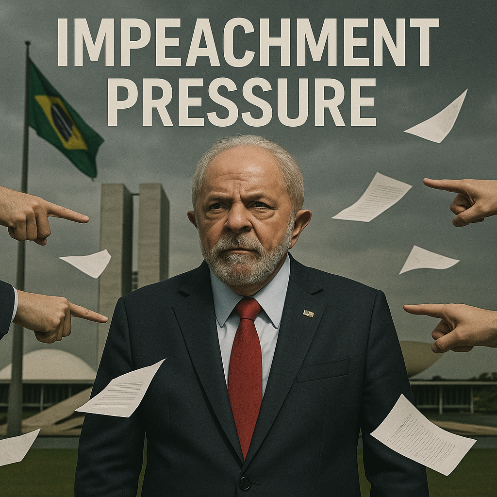 Tarifa de 50% de Trump contra Brasil abala mercados Ibovespa despenca após anúncio de Trump sobre tarifas Dólar dispara para R$ 5,58 com tensão comercial Mercado brasileiro em pânico com guerra comercial Trump escala confronto com Brasil por questões políticas Lula mantém postura desafiadora contra Estados Unidos Exportadores brasileiros suspendem vendas para EUA Embraer perde 4% após tarifaço de Trump Vale e Petrobras despencam com aversão ao risco Juros futuros explodem após tarifa americana Real brasileiro em queda livre contra dólar AEB alerta que tarifa ultrapassa todos os limites José Augusto Castro critica medida protecionista Brasil pode perder competitividade no mercado americano Trump defende Bolsonaro e critica julgamento STF acusado de censurar plataformas americanas Meta não cumprirá mais decisões do STF Zuckerberg critica tribunais secretos latino-americanos X e Rumble processam Alexandre de Moraes Trump quer proteção para empresas de tecnologia Brasil apoiando BRICS preocupa Washington Lula lidera planos de desdolarização mundial Irã e Rússia como aliados controversos do Brasil Putin recebe Lula em Moscou durante guerra Brasil condena ataques americanos ao Irã Navios de guerra iranianos atracam no Rio Política externa brasileira irrita Estados Unidos China e Brasil fortalecem parceria comercial Novo Banco de Desenvolvimento dos BRICS cresce Sistema de pagamentos alternativos ao dólar Guerra comercial ameaça economia brasileira Commodities brasileiras sob pressão tarifária Agronegócio teme impacto nas exportações Manufaturas brasileiras inviáveis nos EUA Siderurgia nacional prejudicada por tarifas Setor automotivo brasileiro em alerta Produtos químicos enfrentam barreiras comerciais Empresas multinacionais reconsideram investimentos Risco Brasil dispara com tensão diplomática Moody's pode rebaixar nota do Brasil Fitch alerta sobre deterioração econômica Standard & Poor revisa perspectiva brasileira Investidores estrangeiros fogem do país Fundos internacionais vendem ativos brasileiros Private equity reduz exposição ao Brasil Bancos centrais diminuem reservas em reais Inflação brasileira pode acelerar novamente Banco Central mantém Selic em 15% Copom preocupado com pressão inflacionária Fernando Haddad minimiza impacto das tarifas Geraldo Alckmin não vê razão para taxação Itamaraty convoca embaixador americano Brasil ameaça retaliar com reciprocidade comercial Lei de Reciprocidade Econômica será acionada OMC pode mediar disputa comercial Congresso brasileiro pressiona por mudanças Deputados criticam política externa de Lula Senadores questionam alinhamento com ditaduras Oposição pede impeachment de Lula Flávio Bolsonaro critica governo federal Eduardo Bolsonaro articula sanções contra Moraes Jair Bolsonaro ganha apoio internacional Casa Branca defende ex-presidente brasileiro Embaixada americana critica perseguição política Marco Rubio ameaça sanções contra Moraes Trump Media processa ministro do STF Truth Social denuncia censura brasileira Rumble recusa cumprir ordens judiciais Facebook encerra checagem de fatos Instagram muda políticas de moderação YouTube revê relação com autoridades brasileiras TikTok sob pressão regulatória Elon Musk apoia resistência à censura Starlink bloqueada por decisão judicial Inteligência artificial regulada pelo governo Liberdade de expressão em debate mundial Democracia digital ameaçada por autoritarismo Soberania nacional versus pressão externa Multilateralismo defendido por Lula Unilateralismo americano criticado globalmente Guerra fria comercial se intensifica Protecionismo americano volta com força Globalização em crise profunda Cadeias produtivas mundiais ameaçadas Supply chain global em reestruturação Nearshoring ganha força empresarial Reshoring beneficia indústria americana México e Canadá também tarifados China enfrenta taxas ainda maiores União Europeia prepara retaliação Japão busca acordos bilaterais Coreia do Sul negocia exceções Vietnã sofre com protecionismo Singapura mantém neutralidade comercial Austrália equilibra relações comerciais Nova Zelândia busca diversificação Chile aproveita oportunidades comerciais Argentina alinha-se com Estados Unidos Uruguai mantém pragmatismo econômico Paraguai busca novas parcerias Bolívia fortalece laços regionais Peru diversifica mercados exportadores Colômbia equilibra relações externas Venezuela isolada comercialmente Cuba mantém resistência histórica Lula perde popularidade interna Pesquisas mostram desaprovação crescente Classe média abandona governo petista Empresários criticam gestão econômica Sindicatos questionam políticas trabalhistas Movimentos sociais divididos sobre governo Igreja católica mantém distância crítica Evangélicos rejeitam agenda progressista