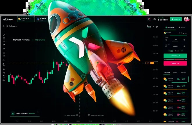 Ebinex mercado de previsões — aposte Sim ou Não com PIX