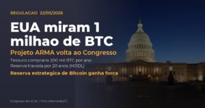 Projeto ARMA reserva estrategica de 1 milhao de Bitcoin nos EUA