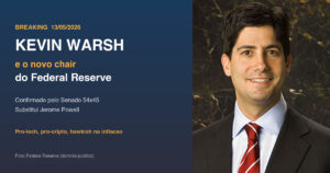 Kevin Warsh confirmado pelo Senado dos EUA como novo presidente do Federal Reserve em 13 de maio de 2026