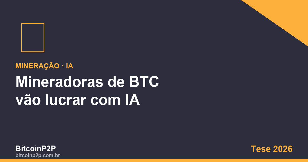 Mineradoras de Bitcoin pivotando para Inteligência Artificial