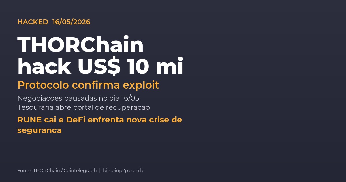 thorchain hack 2026 — THORChain hack US$ 10 mi