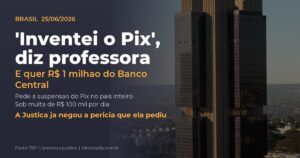 Professora que diz ter inventado o Pix processa o Banco Central por R$ 1 milhão