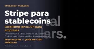 DolaRamp API: api de stablecoin para empresas receberem USDT e USDC sem gás