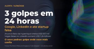 Golpes cripto em 24h: anúncio falso no Google, vagas falsas no LinkedIn e startup falsa norte-coreana