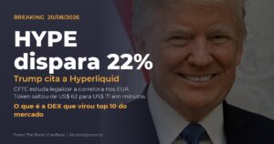 Hyperliquid: token HYPE dispara 22% após Trump anunciar que a CFTC quer legalizar a corretora nos EUA