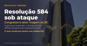 Resolução 584 do Banco Central: Congresso e setor cripto reagem à retenção de 24 horas