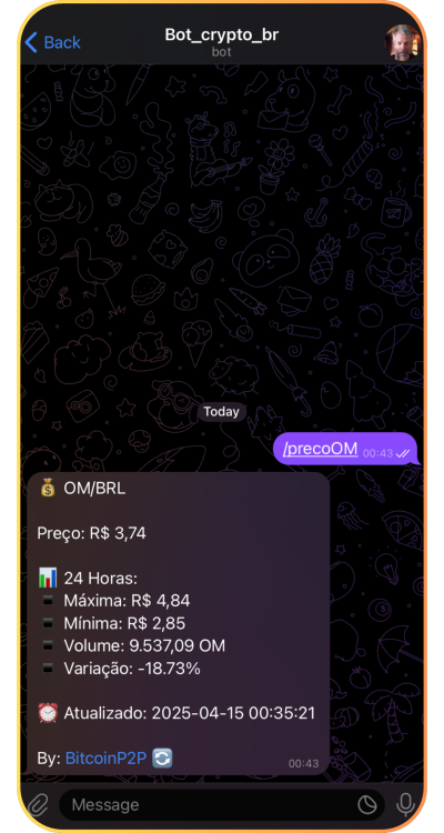 Cotação atual do token Mantra OM em tempo real para investidores brasileiros Acompanhe o preço do Mantra OM em reais e dólares com atualizações constantes Gráfico de variação do token OM nas últimas 24 horas Histórico completo da cotação Mantra OM desde seu lançamento Análise técnica do token Mantra OM com indicadores de mercado Previsão de preço do Mantra OM para os próximos meses Volume de negociação do token OM nas principais exchanges Capitalização de mercado atual do Mantra OM no ranking global de criptomoedas Variação percentual do token Mantra OM na última semana Máximas e mínimas históricas do token OM em dólar e real Correlação de preço entre Mantra OM e outras criptomoedas principais Conversão de Mantra OM para real brasileiro atualizada minuto a minuto Liquidez do token Mantra OM nas exchanges disponíveis para brasileiros Análise fundamentalista do projeto Mantra e impacto no valor do token Como comprar Mantra OM no Brasil com as menores taxas Melhores exchanges brasileiras para negociar o token Mantra OM Indicadores de momento para o token OM baseados em análise gráfica Token Mantra OM e sua relação com o mercado de tokenização de ativos reais Volatilidade do Mantra OM comparada a outras criptomoedas similares Calculadora de conversão de Mantra OM para reais e outras moedas Tendência de longo prazo para o preço do token Mantra OM Fatores que influenciam a cotação do Mantra OM no mercado cripto Recuperação do preço do Mantra OM após quedas significativas Dominância de mercado do token OM no segmento de RWAs tokenizados Como analisar o gráfico diário do Mantra OM para decisões de investimento Média móvel de 20 dias do token Mantra OM como indicador de tendência Suportes e resistências técnicas atuais para o token Mantra OM Operações de day trade com o token Mantra OM nas corretoras brasileiras RSI atual do token Mantra OM e o que isso significa para investidores Bandas de Bollinger aplicadas à cotação do Mantra OM e sinais de compra e venda Padrões gráficos identificados na cotação recente do token Mantra OM Ciclos de alta e baixa do Mantra OM desde sua criação Influência das notícias do projeto na cotação do token Mantra OM Impacto das atualizações do projeto Mantra na cotação do token OM Retorno sobre investimento do token Mantra OM nos últimos 12 meses Comparativo de rentabilidade entre Mantra OM e ativos tradicionais Volume on-chain de transferências do token Mantra OM nas últimas 24 horas Carteiras recomendadas para armazenar tokens Mantra OM com segurança Distribuição de tokens Mantra OM entre holders grandes e pequenos Taxa de emissão atual do token Mantra OM e impacto na inflação de oferta Token Mantra OM e seu modelo econômico explicado para investidores brasileiros Comportamento do token Mantra OM durante períodos de alta volatilidade no mercado Ordens de compra e venda do Mantra OM nas principais corretoras cripto Profundidade do mercado para o par de negociação Mantra OM/BRL Spread médio de compra e venda do token Mantra OM nas exchanges brasileiras Horas de maior liquidez para negociar Mantra OM no mercado brasileiro Calculadora de lucro potencial em operações com o token Mantra OM Correlação do Mantra OM com o mercado tradicional de ações brasileiro Principais influenciadores brasileiros que analisam o token Mantra OM Riscos específicos de investimento no token Mantra OM para brasileiros Guia para iniciantes sobre como avaliar a cotação do Mantra OM Tokenomics do Mantra OM e seus efeitos na cotação de longo prazo Como declarar investimentos em Mantra OM no imposto de renda brasileiro Análise semanal da tendência de preço do token Mantra OM Comparativo entre token Mantra OM e concorrentes do setor de tokenização Conversão de Mantra OM para Bitcoin e outras criptomoedas principais Valor de mercado do token Mantra OM em relação ao seu valor utilidade Algoritmos de previsão aplicados à cotação futura do Mantra OM Impacto dos whales nas oscilações de preço do token Mantra OM Configurações de stop loss recomendadas para traders de Mantra OM Estratégias de DCA aplicadas ao investimento em tokens Mantra OM Alerta de preço personalizado para o token Mantra OM em diferentes patamares Alavancagem em operações com o token Mantra OM e seus riscos Perspectivas de adoção institucional e efeito na cotação do Mantra OM Análise on-chain do token Mantra OM e indicadores de comportamento dos investidores Arbitragem de preço do Mantra OM entre diferentes exchanges brasileiras Market cap do Mantra OM comparado a outros tokens de layer 1 Níveis de Fibonacci aplicados ao gráfico de cotação do Mantra OM Análise sentimento de mercado em relação ao token Mantra OM nas redes sociais Influência do mercado asiático na cotação do token Mantra OM Stake de tokens Mantra OM e cálculo de rentabilidade anual Governança do projeto Mantra e impacto nas decisões de preço do token OM Impacto da liquidez em DEXs na cotação do token Mantra OM Estratégias de swing trade recomendadas para o Mantra OM Análise do volume diário de transações do token Mantra OM na blockchain ROI desde o início do token Mantra OM comparado a outros investimentos Divergências entre preço e volume do Mantra OM como indicador técnico Liquidações de posições alavancadas de Mantra OM e seu impacto na cotação Cotação do Mantra OM nas principais exchanges internacionais versus brasileiras Indicador MACD aplicado às tendências de preço do token Mantra OM Comportamento do token Mantra OM durante eventos macroeconômicos globais Influência das decisões do Fed na cotação do token Mantra OM Como analisar a oferta circulante do Mantra OM e seu impacto no preço Formações de velas japonesas no gráfico diário do token Mantra OM Conversão direta de PIX para tokens Mantra OM nas corretoras brasileiras Projeção gráfica de longo prazo para o token Mantra OM baseada em análise técnica Fases da lua e comportamento histórico da cotação do Mantra OM Níveis de retração de preço esperados para o token Mantra OM após movimentos fortes Liquidez do par Mantra OM/USDT versus Mantra OM/BRL em exchanges brasileiras Concentração de tokens Mantra OM e seu risco para volatilidade de preço Ciclos de preço do token Mantra OM alinhados ao halving do Bitcoin Principais parcerias do projeto Mantra e seu efeito na cotação do token OM Comparativo de valor intrínseco versus valor de mercado do token Mantra OM Indicadores proprietários de previsão da cotação futura do Mantra OM Simulador de investimentos em Mantra OM com projeções de diferentes cenários